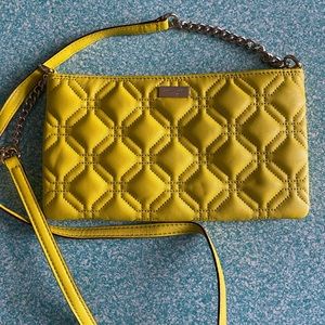 Kate Spade Astor Court Yellow Leather Crossbody